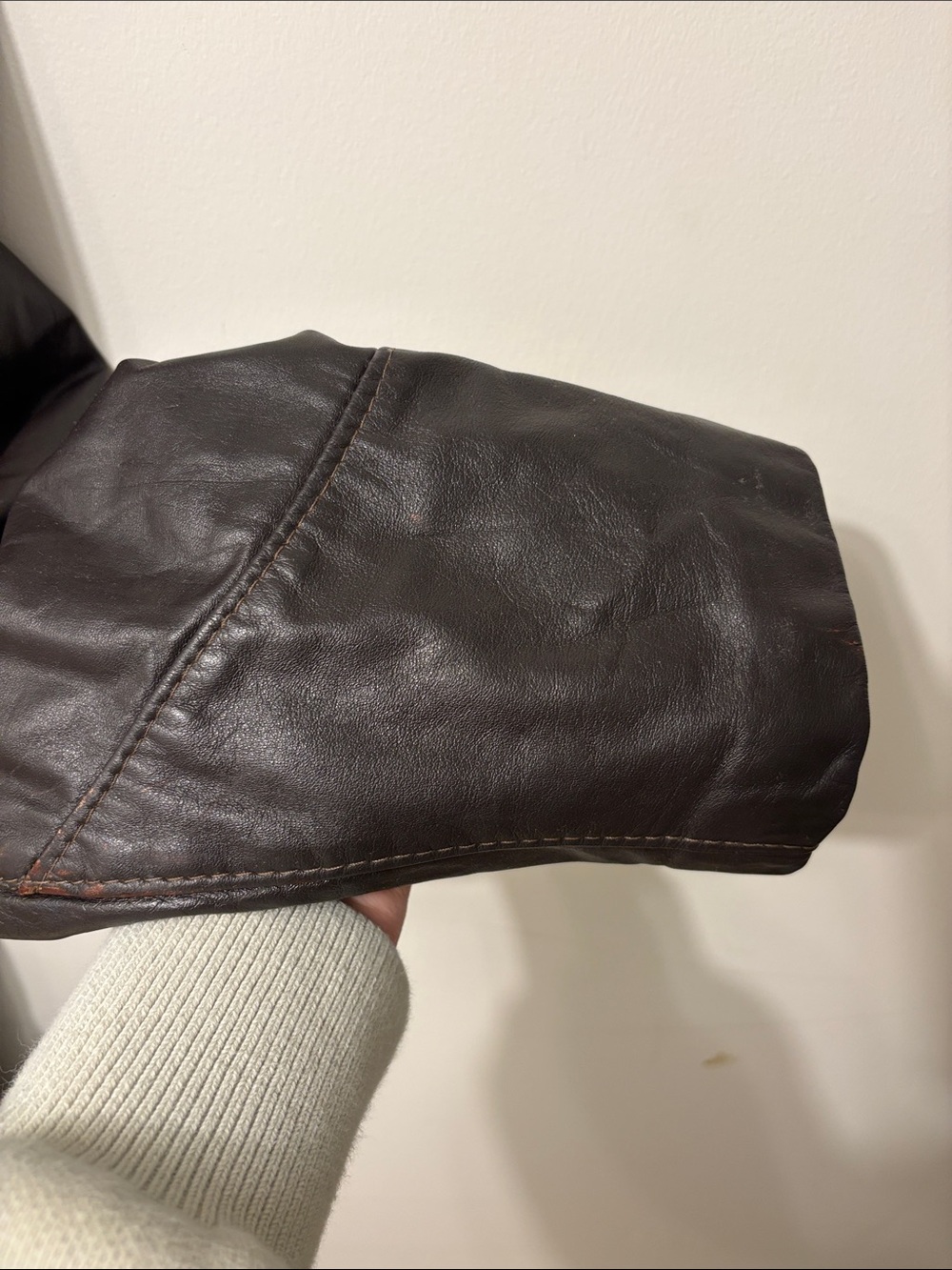 Classic Vintage - Women's Brown Leather Tailored Trench Coat - Belted - Picture 3 of 12
